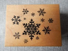 PSX SNOWFLAKES Rubber Stamp D-518