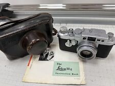 Leica IIIg range finder by Ernst leitz  c/w Elmar 5cm f2.8