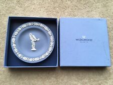 C1970s VINTAGE WEDGWOOD ROLLS ROYCE SPIRIT OF ECSTACY JASPERWARE BOXED PIN DISH