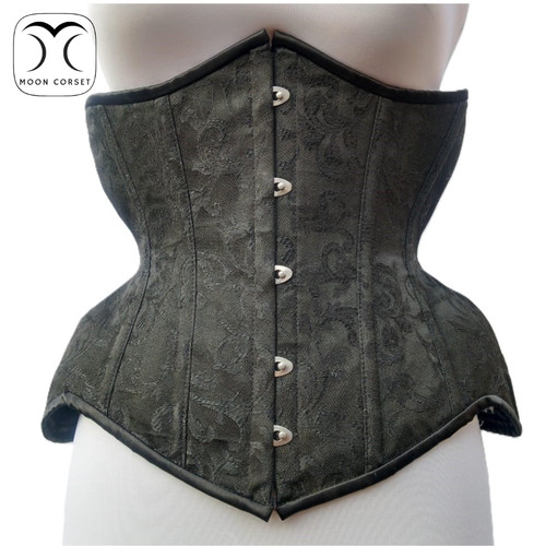 Brocade overbust corset waist - brocade,