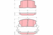 Brake pad set - pad, disc