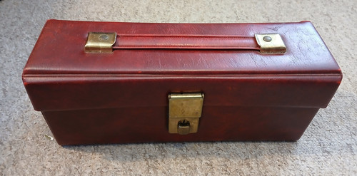 Retro cassette holder red - holder,