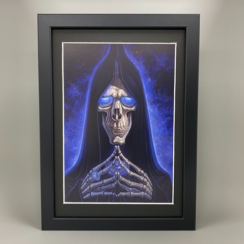Death framed art grim reaper - death,
