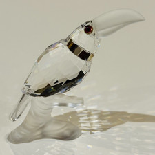 Swarovski Crystal TOUCAN ON BRANCH Up in the Trees 119441 Retired 