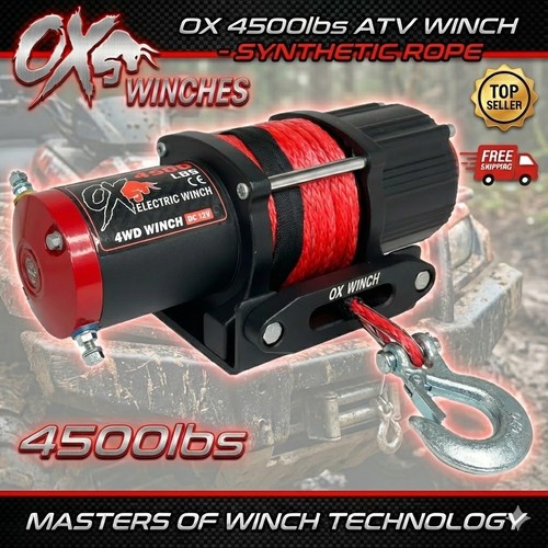 Electric winch 4500lbs - electric,