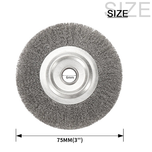 Steel wire wheel - brush, 75