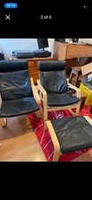 IKEA Poang Armchairs Leather