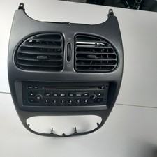 2003-2007 Peugeot 206 1.4 Petrol Radio CD Player Unit Air Vents OEM 96489417XT00
