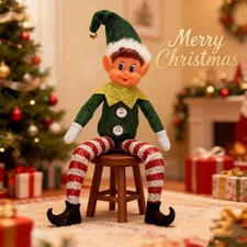 2025 Christmas Shelf Xmas Plush Elf Doll Toy Boys Girls Tradition Doll UK