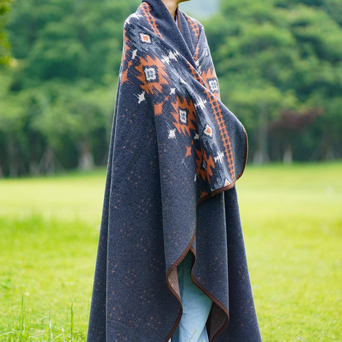 Merino wool camp blanket - merino,