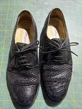 Mezlan Crocodile Derby Shoes |