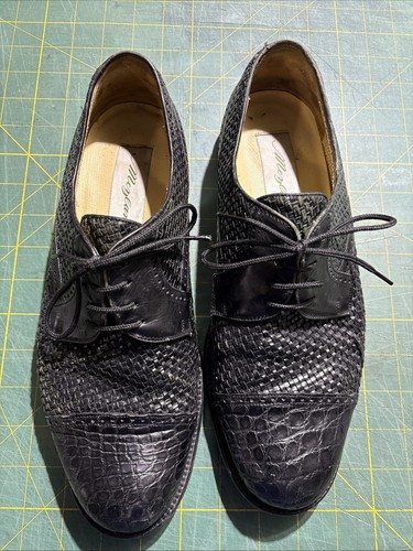 Mezlan crocodile derby shoes - shoes, |