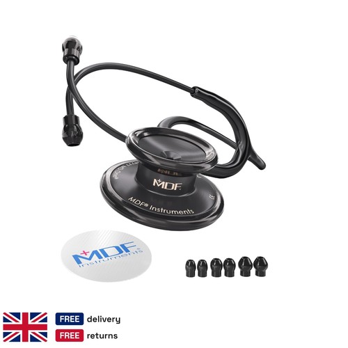 One dual head stethoscope - md,