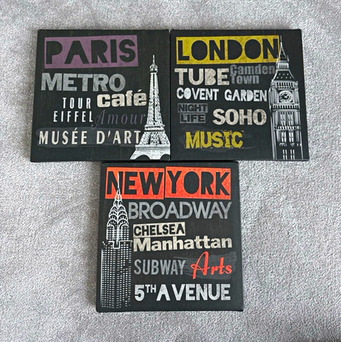 Ikea stretch city canvas art - city, 3