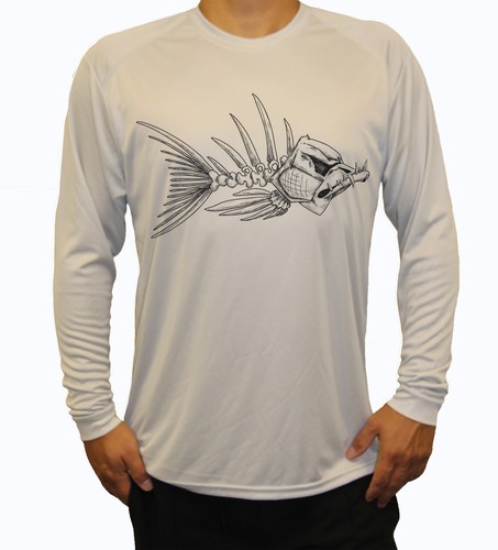 Fish skull bones - fish, sleeve