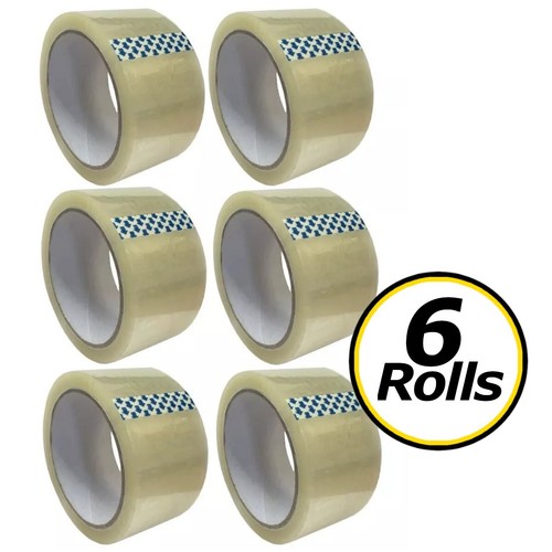 Clear parcel tape large rolls - clear,