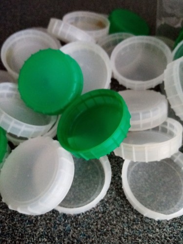 Milk bottle tops caps plastic - milk,