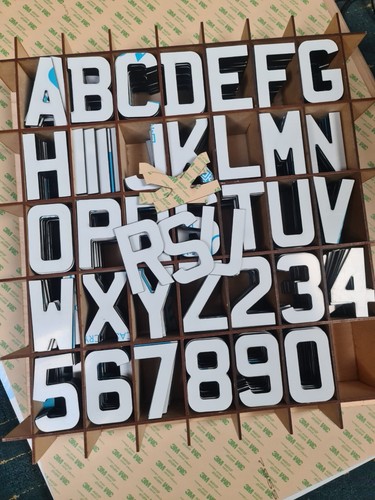 Number plate letters - number,