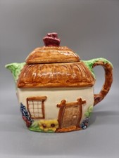 Wadeheath Country Cottage Teapot 1930s marked 4022 x Vintage