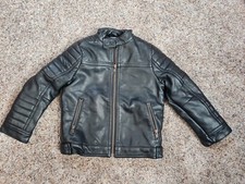 Kids Next Black Faux Leather