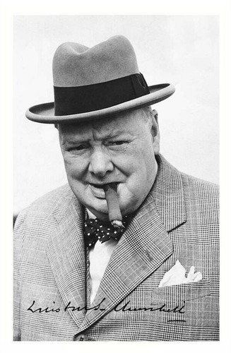Winston churchill autograph - churchill,