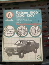Datsun 1000/1200/120Y & Datsun Sunny Autobook. Workshop Manual.
