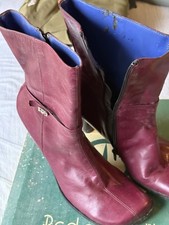 Red Or Dead Leather Ankle