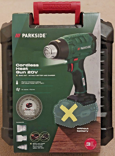 Parkside 20v cordless hot heat - 20v,
