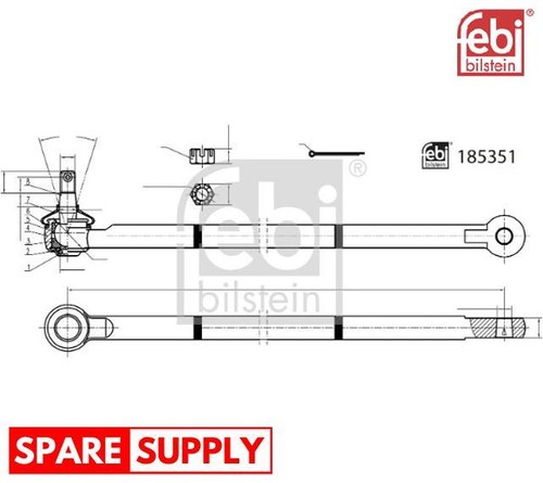 Centre rod assembly for - centre, suzuki