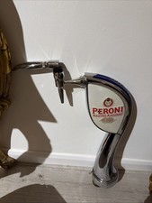 Vintage Working Peroni Beer Pump Can Be Illuminated. Made In Italy