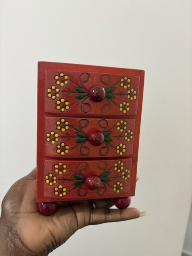 Vintage wooden hand painted - wooden,