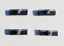 Rod Brake Blocks Pads Angle Sided Vintage Raleigh Rodster Bike Bicycle Silver