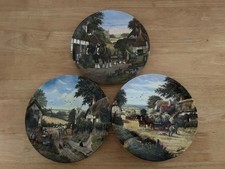 Royal Dalton Collectable Plates - x 3.  Harvest Home Range