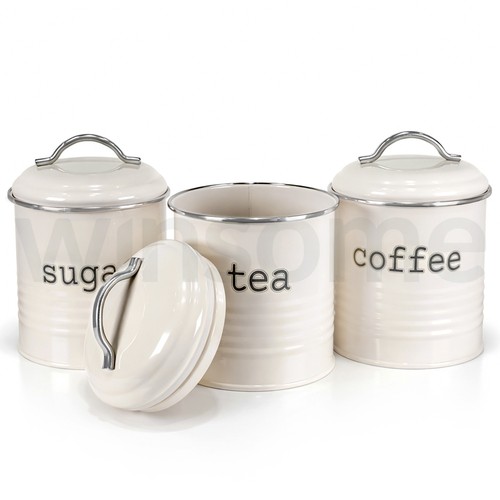 Kitchen canisters tea coffee - kitchen,