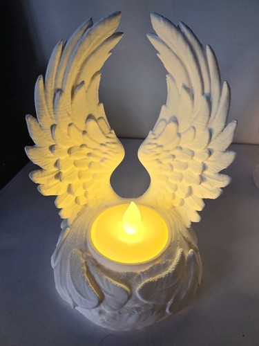 White angel wings - white,
