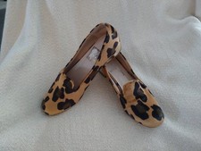 Topshop Suede Leopard Print Shoes Size 5