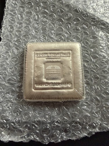10oz silver bar geiger - silver,