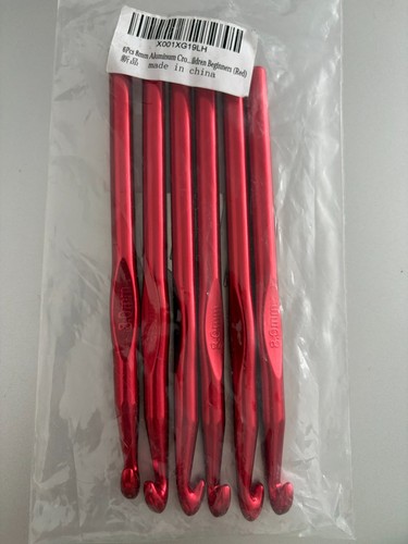 6pcs 8mm aluminum - aluminum, crochet