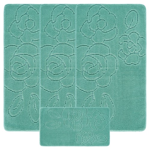 4pc washable rug mat - 4pc,