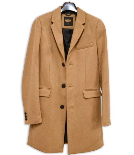 Wool mix camel coat - coat, length