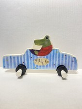 IKEA Fabler Kids Room Decor Wall Hooks Coat Hanger Crocodile Driving Car Gator