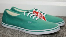 NWOB VANS Authentic Lo Pro Canvas Trainers Green UK 8 EUR 42