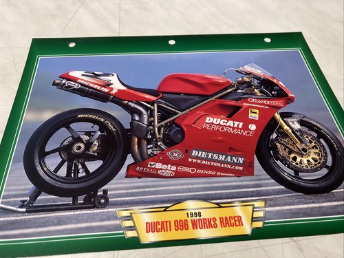 Ducati 996 works racer - ducati, 1998