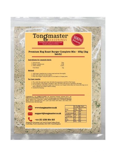 Premium hog roast burger - premium,
