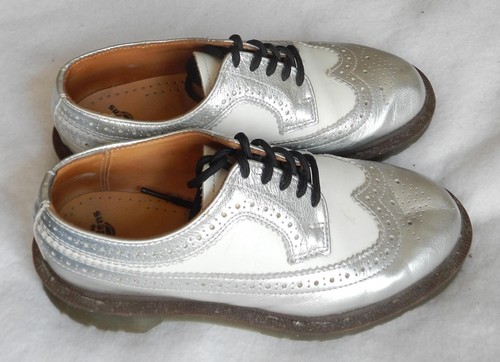 Martens silver and white - dr,