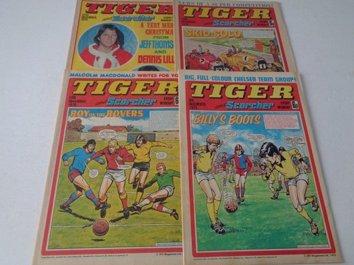 Tiger and scorcher comics - x,