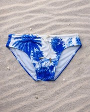 Blue Jungle Swim Briefs