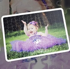 Personalised Jigsaw Puzzle Any Photo Printed A4 Image TEXT Christmas Gift 🎁 