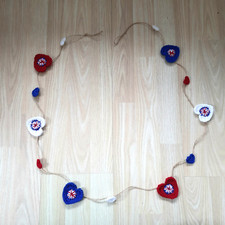 HANDMADE CROCHET HEARTS WITH