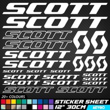 23x SCOTT Vinyl Decal Stickers